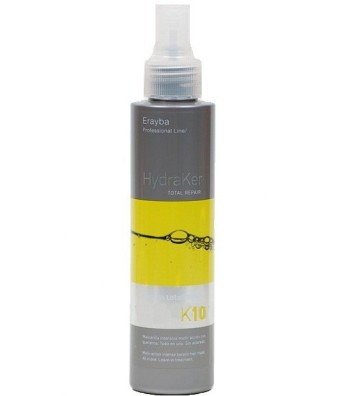 Mascarilla intensiva multi-acción con keratina y aceite de argán. Todo en uno. Sin aclarado. K10 Keratin Total Mask Erayba