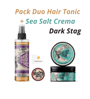 Pack Dark Stag Hair pre Tonic + Cera Sea Salt