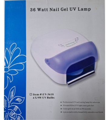 Lámpara para manicura 36w...