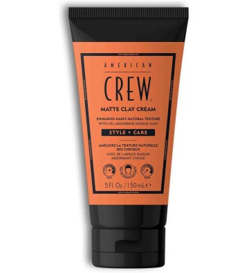 American Crew Matte Clay Cream 150 ml. Gel Fijador de Arcilla Híbrido para Hombre