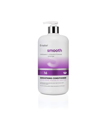 Acondicionador anti crespado efecto alisado. BS16 Acondicionador Smoothing Vegano 1000 ml. Erayba