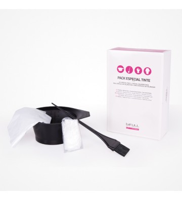 Pack Kit Especial para Tinte – Paletina + Bol + Guantes + Capa Desechable