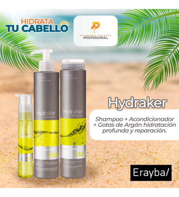 Pack Hydraker hidratación profunda y reparación Erayba