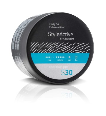 Pomada Moldeadora Fibrosa efecto mate S30 Texturizer Gum 100 ml. Erayba