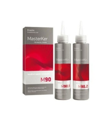 Kit de ondulación con Queratina cabello resistente M90 Kerafruit Waver Resistant 2x150 ml. Erayba