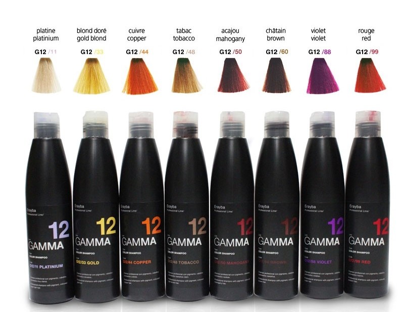 Champú Color G12/60 BROWN 250 ml  Erayba