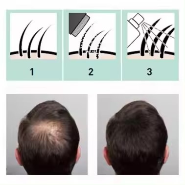Fibra de pelo Gris 25 g