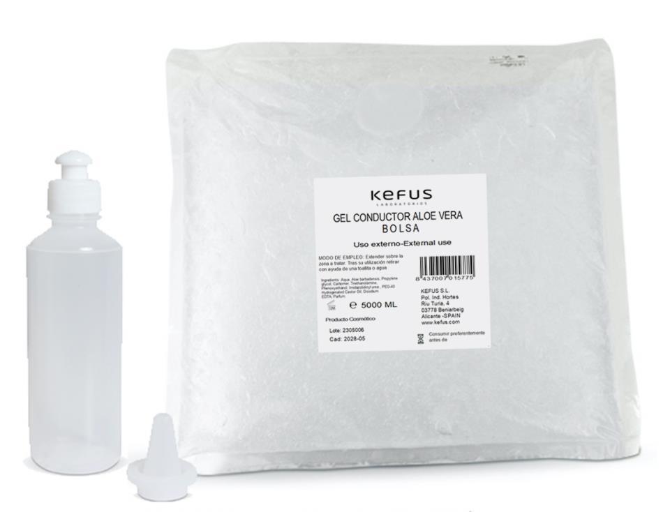 Gel Conductor ultras- 5 L  bolsa   botella Kefus