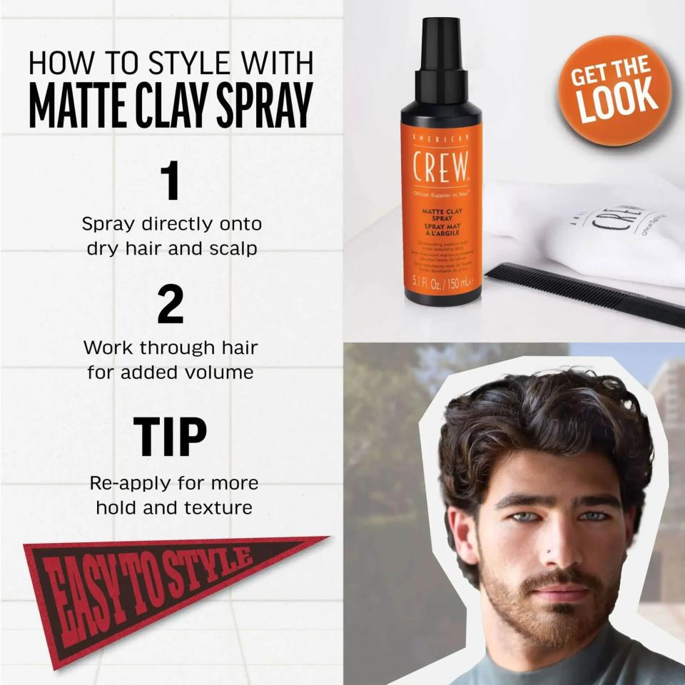 Spray MATTE CLAY 150ML American crew
