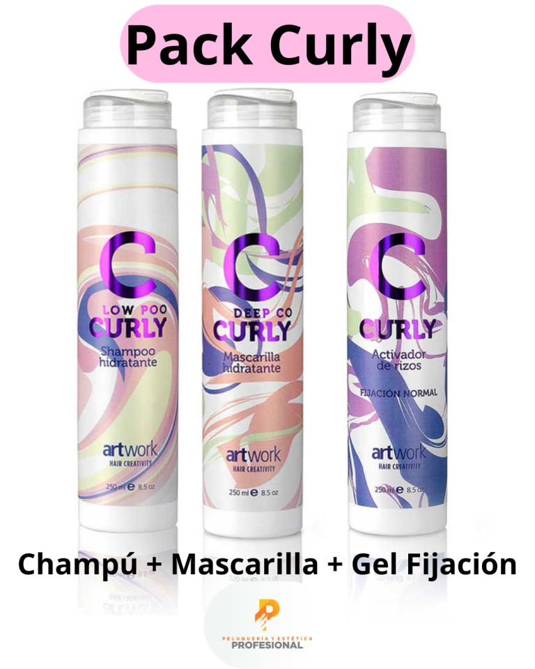 Pack CURLY Gel   Champu   Mascarilla - Artwork