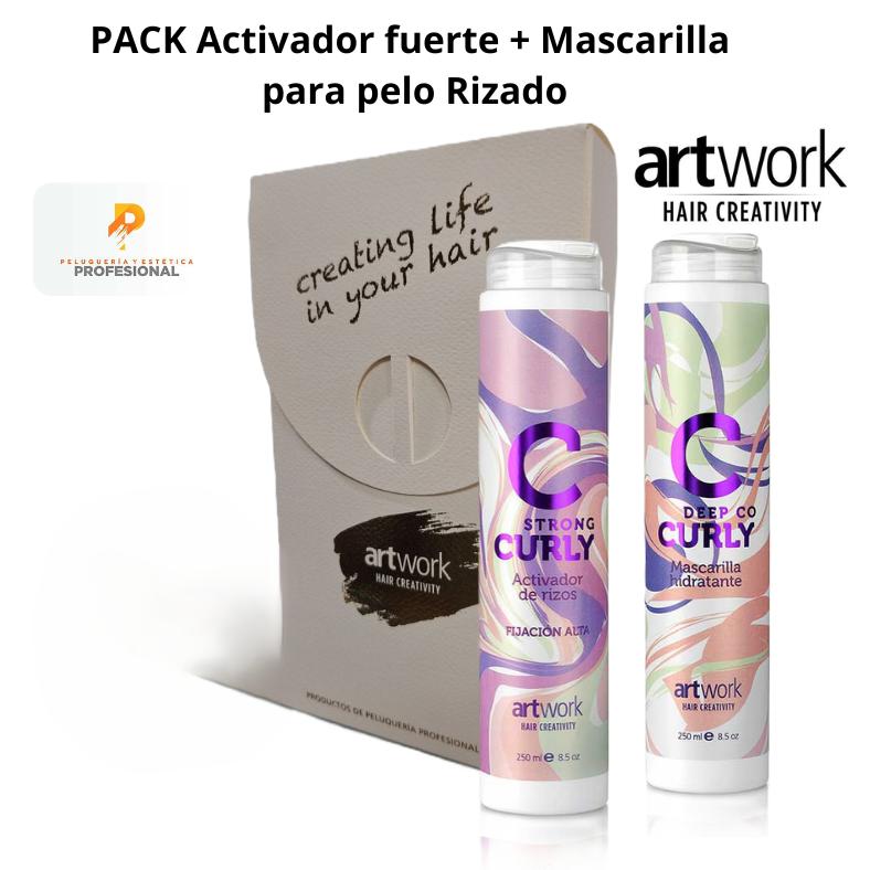 Pack CURLY Gel fuerte   Mascarilla - Artwork