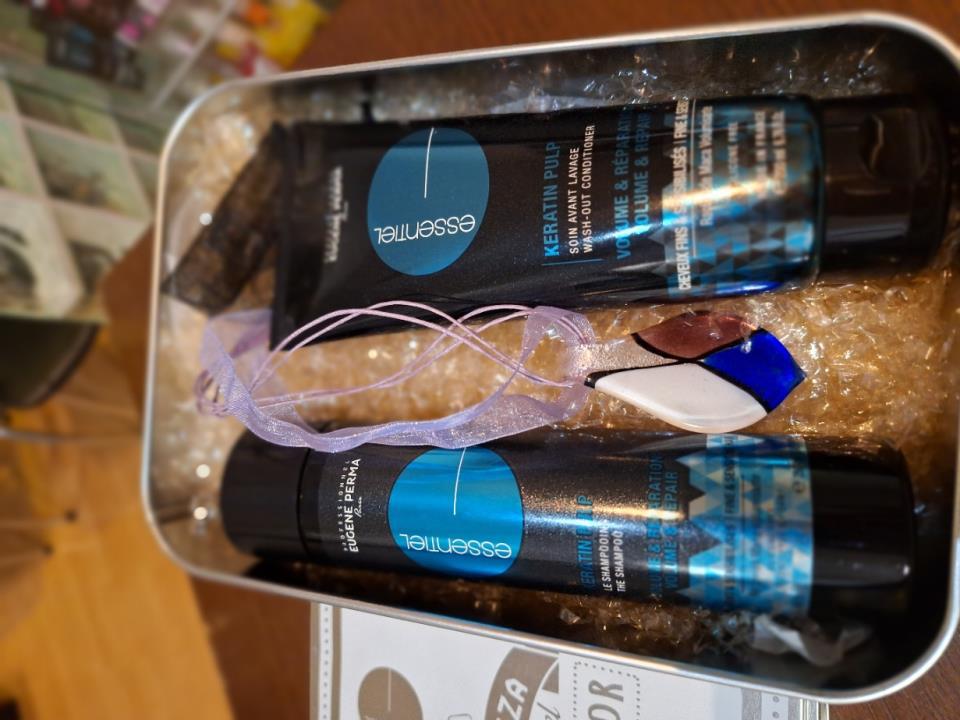 Pack Caja Metal Keratin Pulp Regalo Cristal Murano
