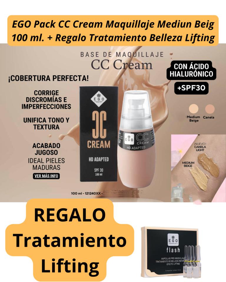 Pack Maquillaje CC Cream   REGALO Trat  Lifting
